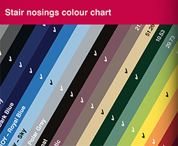 Stair Nosings Colour Chart